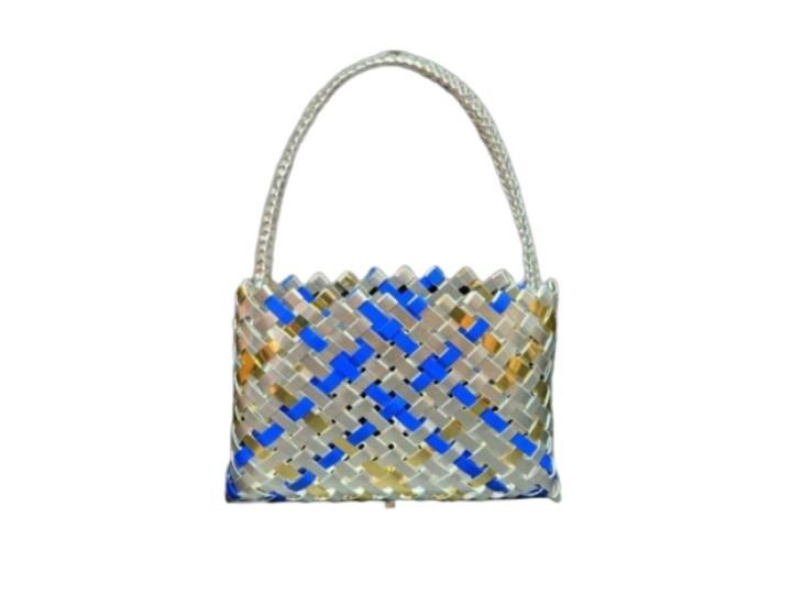 Anna Gedson Kete 12pt - Silver, Gold & Blue