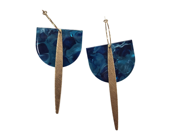 Suman Blue Earrings