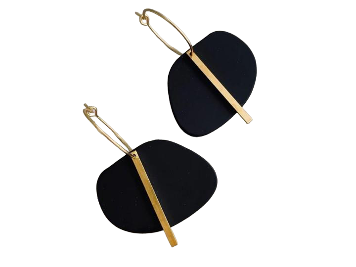 Nexus Pebble Rod - Earrings