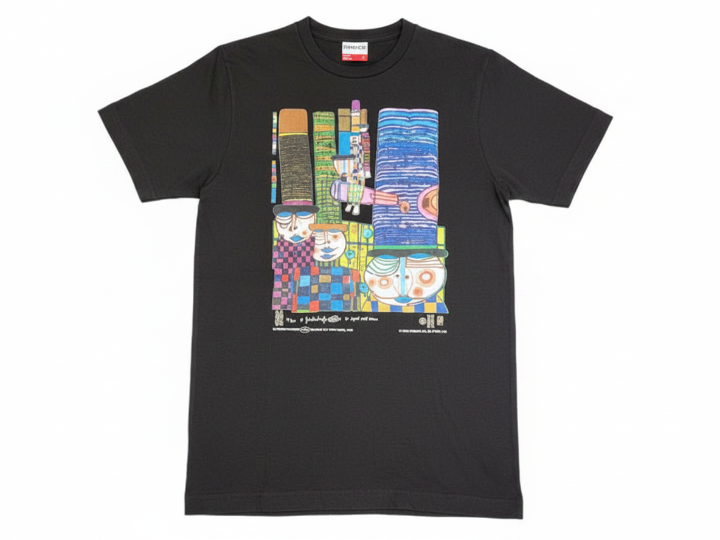 Tennos Fly with Hats (844A) Black - Unisex Shirt