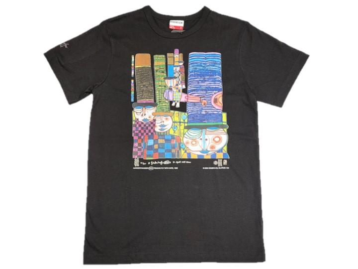 Tennos Fly with Hats (844A) Black - Unisex Shirt XL