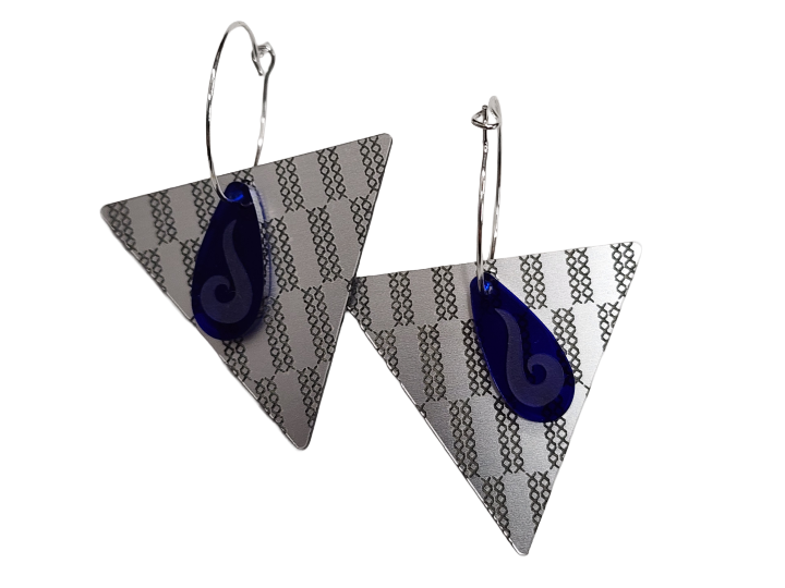 Waipunarangi Silver Earrings - Nichola