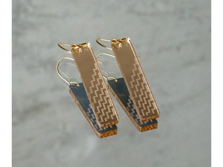 Poutama Gold Small Earrings - Nichola