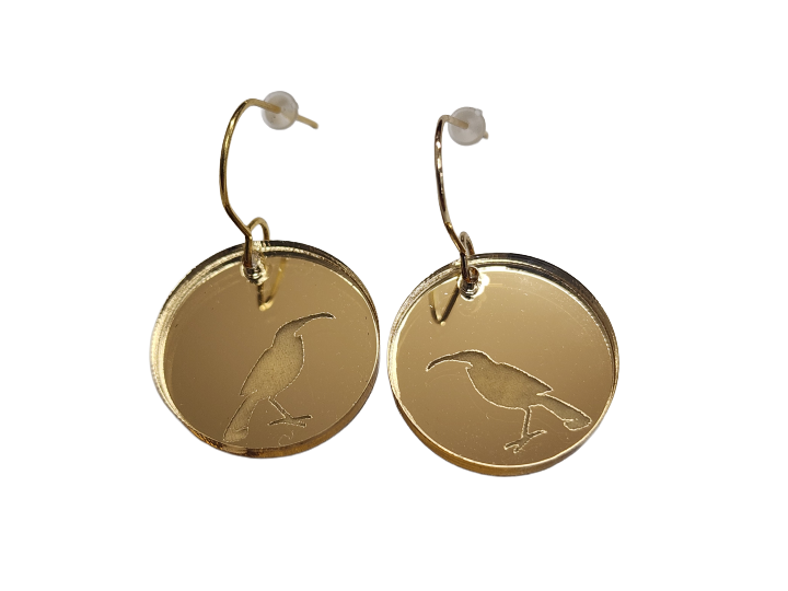 Huia Gold Earrings - Nichola