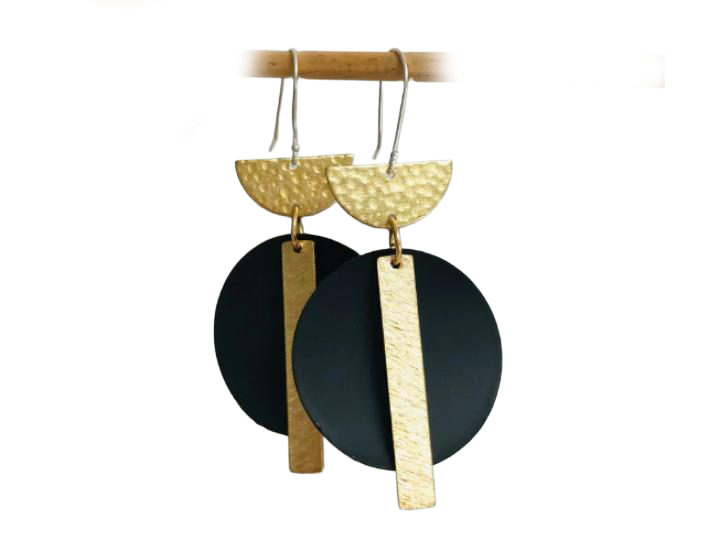 Blythe Brass Earrings