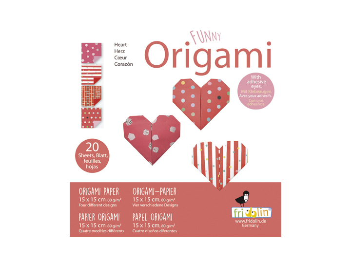 Origami Funny Hearts