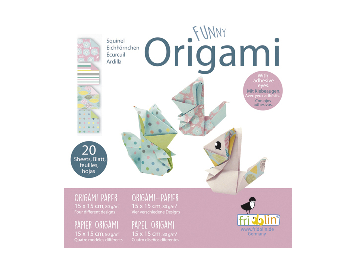 Origami Funny Squirrels