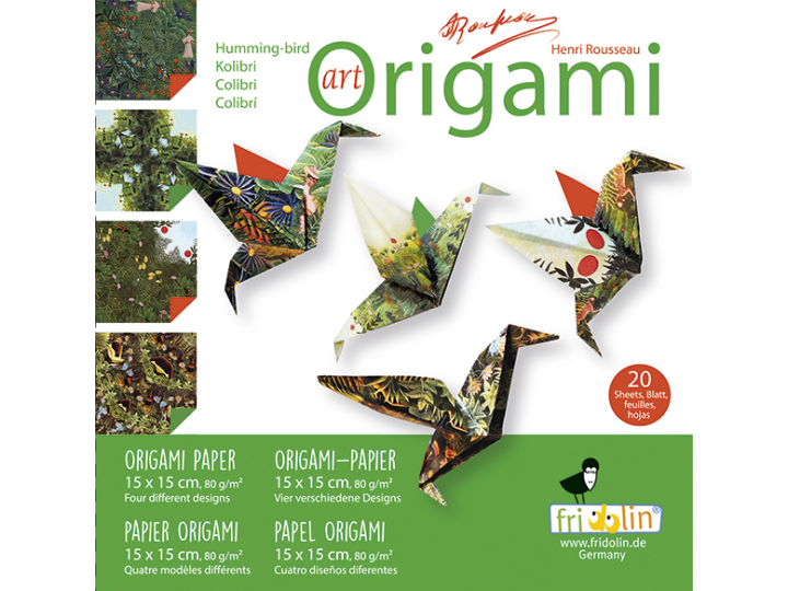 Origami Art Henri Rousseau (Hummingbird)