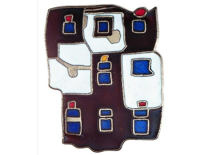 Hundertwasser Pictogram Pin Facade
