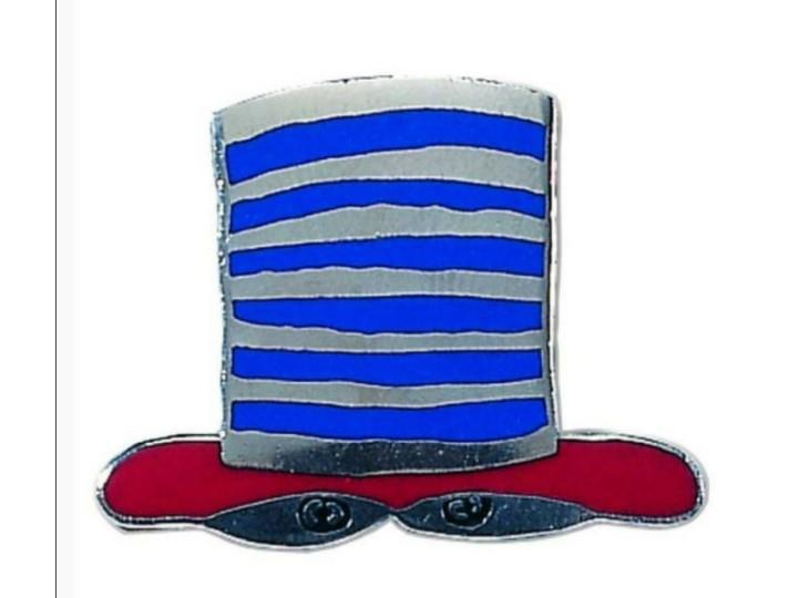 Hundertwasser Pictogram Pin Red Hat