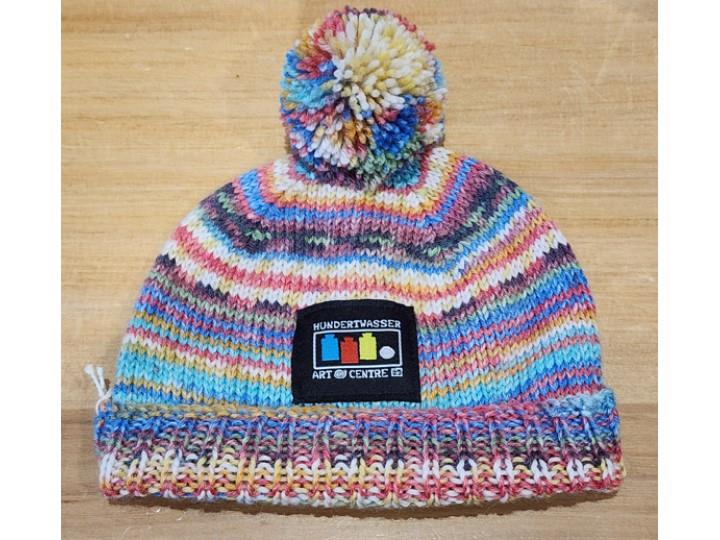 Handknitted Opal Wool Hat 3-6mnths (807) Wavelength