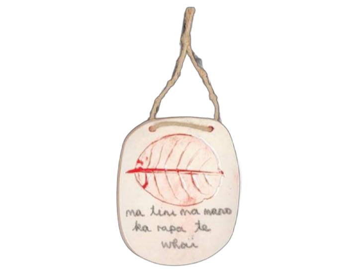 Wall Hanging Whakatauki Med C - Borrowed Earth