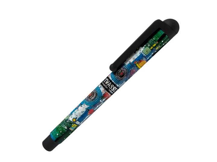 Hundertwasser Ball Point Pen Blue Blues (944)