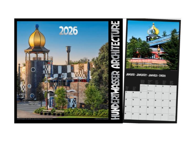 Hundertwasser Small Architecture 2026 Calendar
