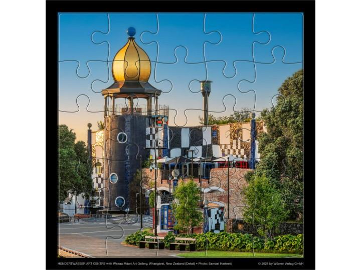 Hundertwasser Puzzle Card HAC New Zealand