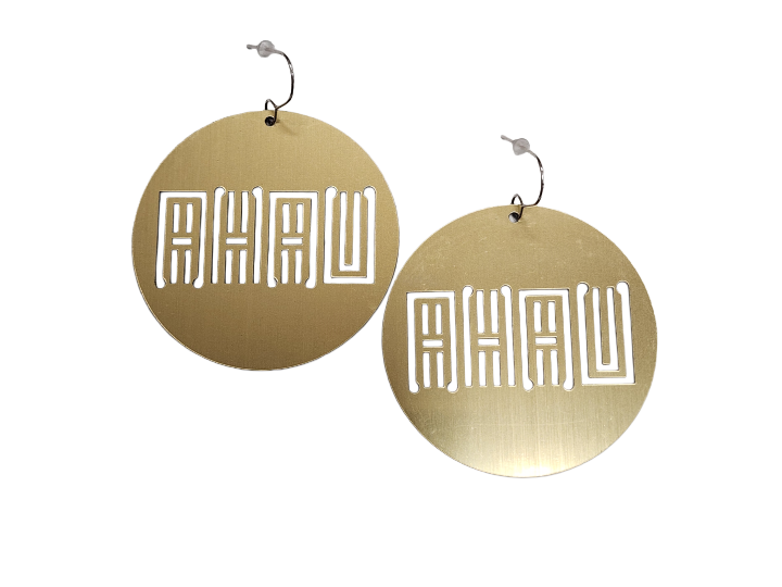 Ahau II Gold Earrings - Nichola