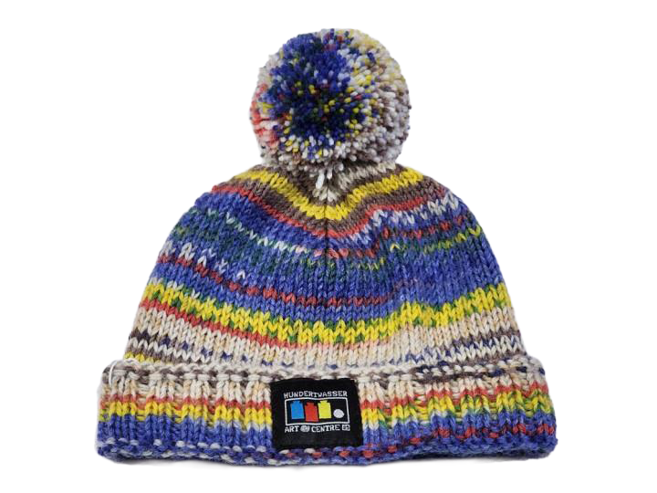 Beautifully Hand Knitted Child’s Hat – Opal Wool, Hundertwasser 422
