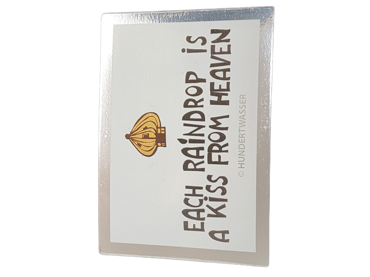 Quote Magnet "Each Rain Drop"