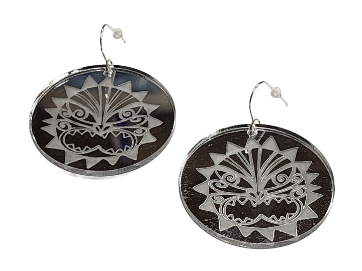 Te Ra Silver Earrings - Nichola