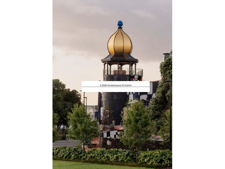 Hundertwasser Art Centre Post Card 2025 Tower Vertical