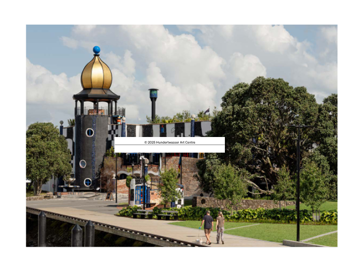 Hundertwasser Art Centre Post Card 2025 Boardwalk