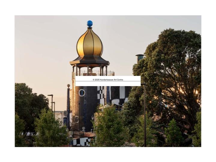Hundertwasser Art Centre Post Card 2025 Tower Horizontal
