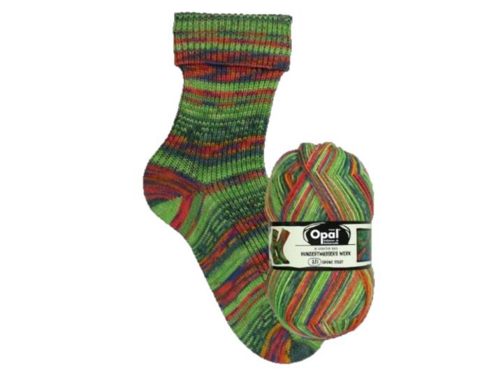 Opal Wool After Hundertwasser IV Green City (781)