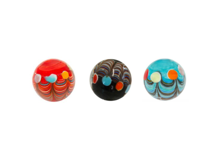 Big Top assorted Handmade Glass Marble - 22mm