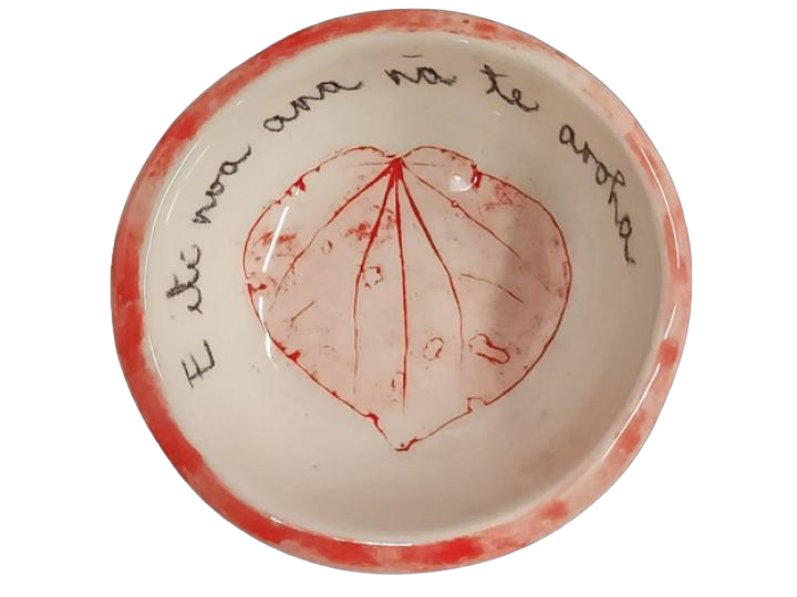 Whakatauki Bowl Small B - Borrowed Earth