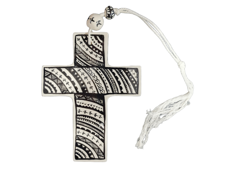 Beaded Cross B - Borrowed Earth