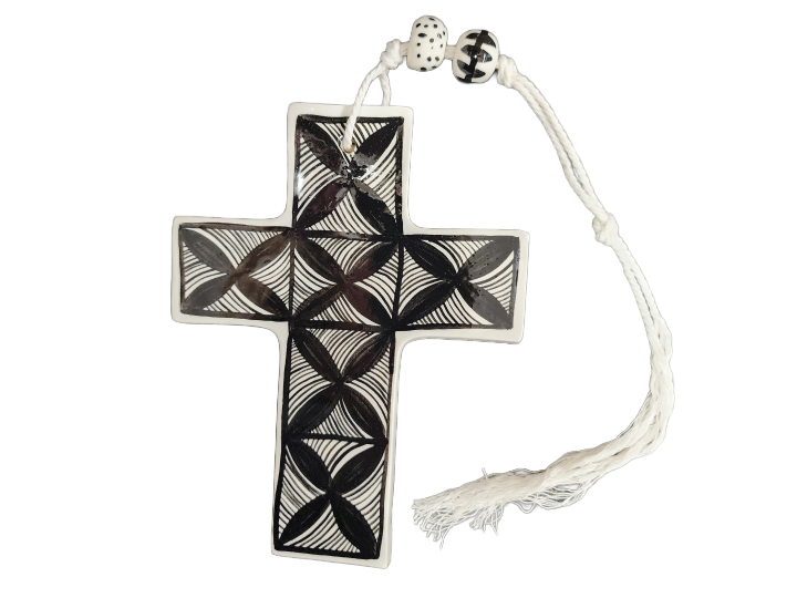 Beaded Cross C - Borrowed Earth