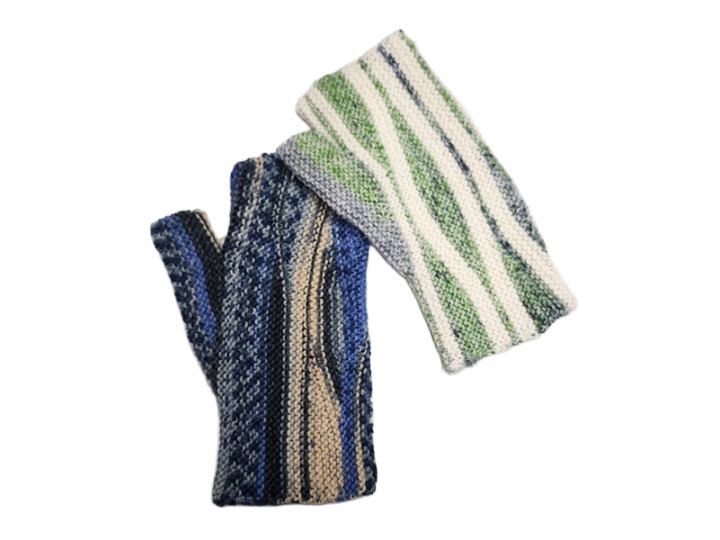 Hand Knitted Fingerless Odd Gloves Adult (F)