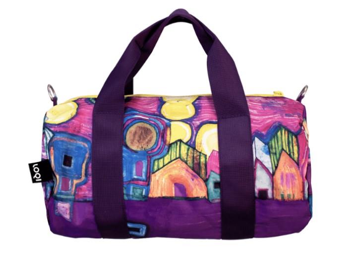 Hundertwasser Handbag – Waiting Houses (after oeuvre 905C)