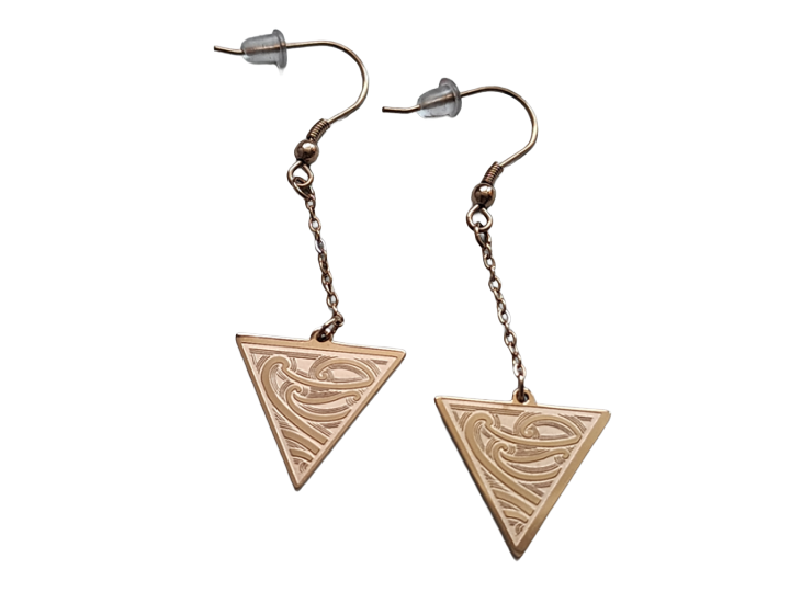 Tapatoru Drop Earrings by Rerehua Boutique