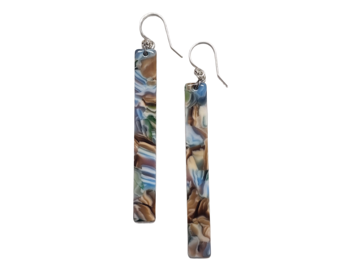 Summer Acrylic Rod Earrings