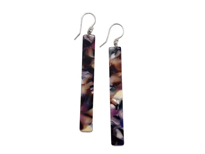 Luxen Acrylic Rod Earrings
