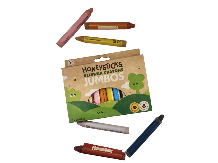 Honey Sticks Crayons Jumbo's 12pk