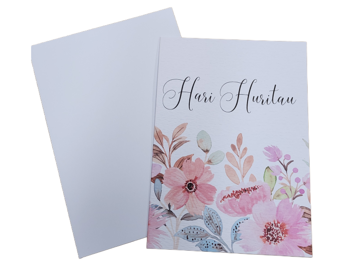 Hari Huritau putiputi Card