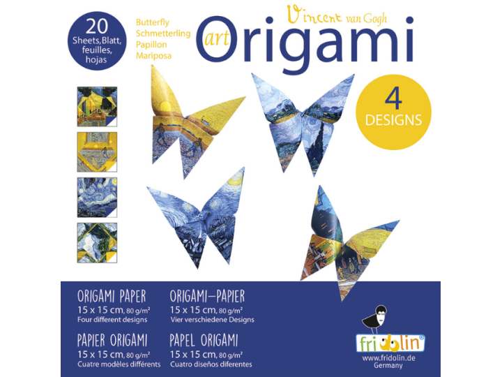 Origami Art Vincent Van Gogh (Butterflies)