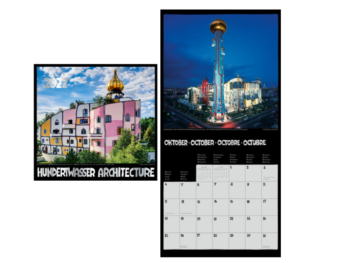 Hundertwasser Small Architecture 2027 Calendar