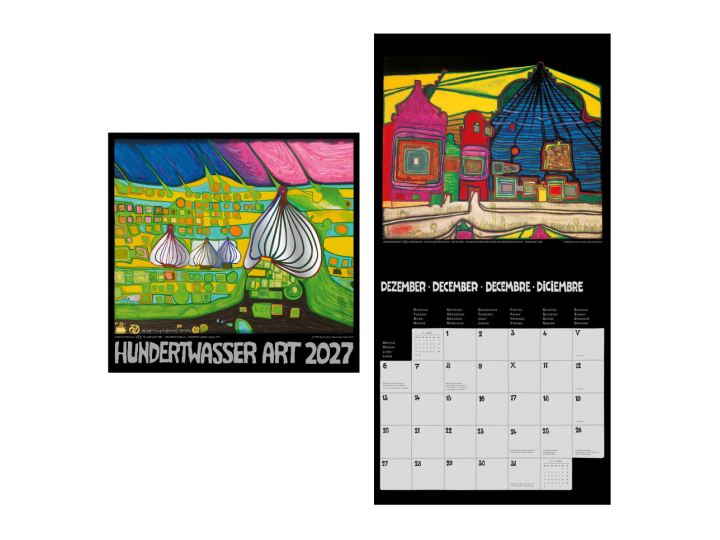 Hundertwasser Small Art 2027 Calendar