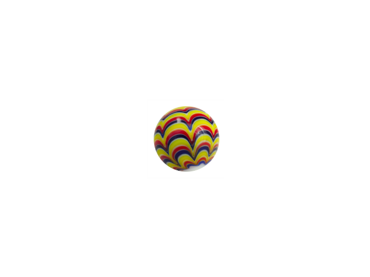 Razzamatazz Handmade Glass Marble - 25mm