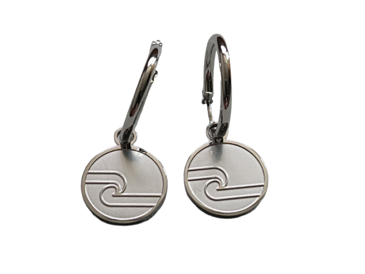 Tino Hoops Silver by Rerehua Boutique