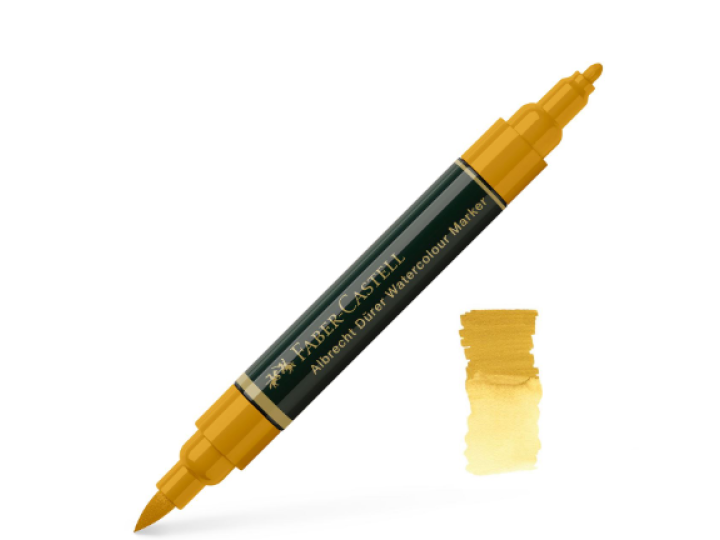Albrecht Dürer Watercolour Marker #268 Green Gold Faber Castell Was $9.25 Now $7.40