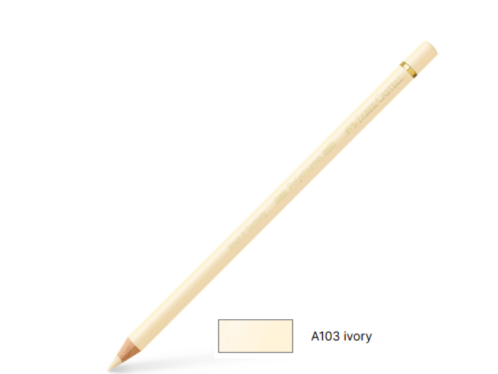 Polychromos Artists’ Pencil #103 Ivory Faber Castell Was $3.95 Now $3.16