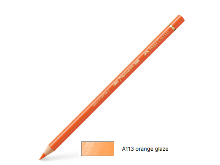 Polychromos Artists’ Pencil #113 Orange Glaze Faber Castell Was $3.95 Now $3.16
