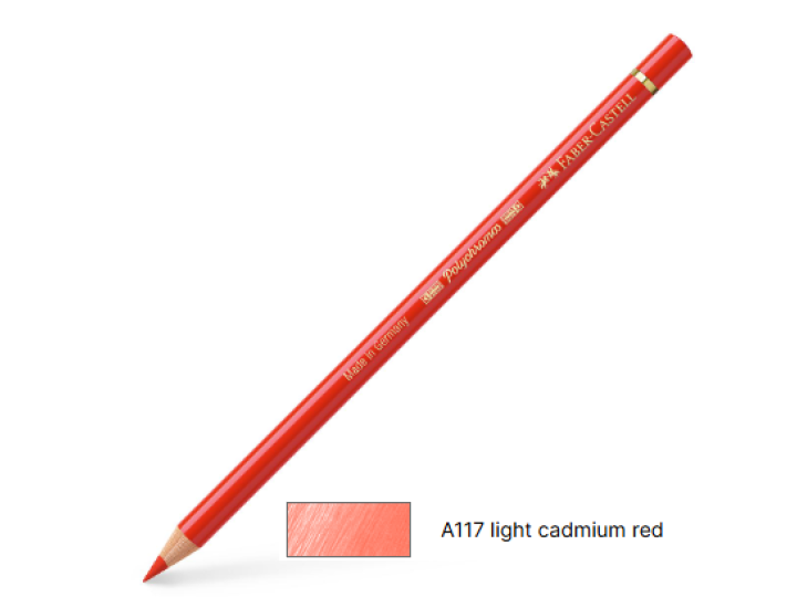 Polychromos Artists’ Pencil #117 Light Cadimum Red Faber Castell Was $3.95 Now $3.16