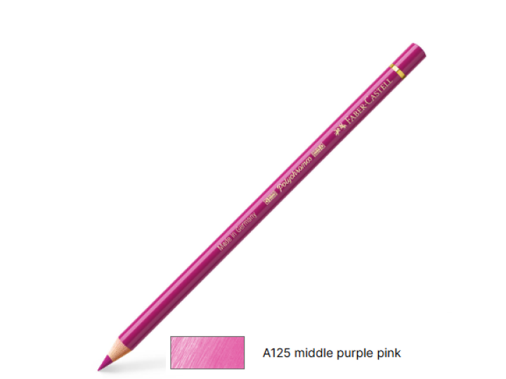 Polychromos Artists’ Pencil #125 Middle Purple Pink Faber Castell Was $3.95 Now $3.16