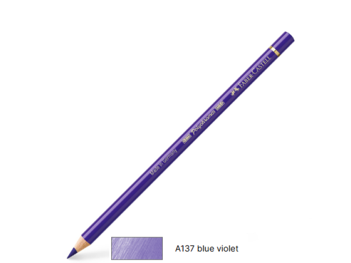 Polychromos Artists’ Pencil #137 Blue Violet Faber Castell Was $3.95 Now $3.16