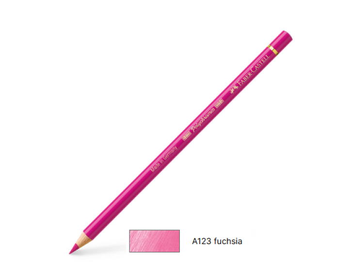 Polychromos Artists’ Pencil #123 Fuschia Faber Castell Was $3.95 Now $3.16